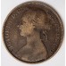 GREAT BRITAIN UK 1896 . ONE 1 PENNY . VARIETY . SOFT DIE ON DATE